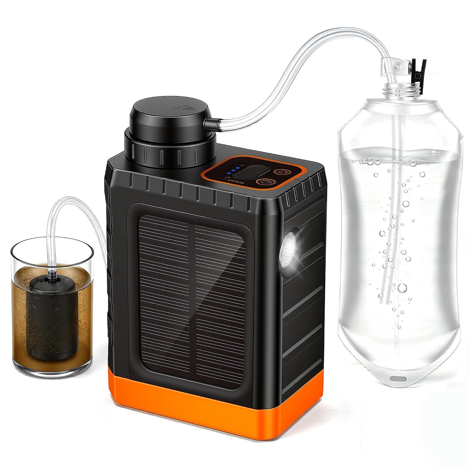 3-in-1 Portable Electric Water Filter for Survival Kit & Emergency