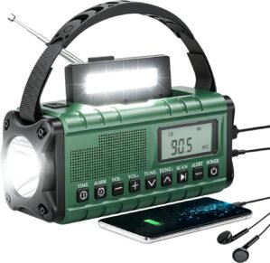 10000mAh/37000mWh Emergency Radio-W...