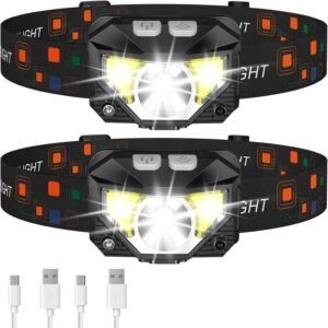 LHKNL Headlamp Flashlight, Lumen Br...