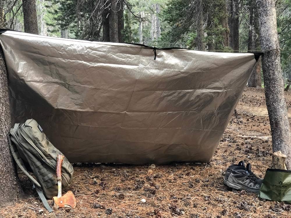 Arcturus Insulated Tarp, Reusable Heavy Duty Thermal Survival Blanket – 60x82in, Reflects 90% Body Heat, Waterproof, Windproof, 3-Layer Design, Reinforced Grommets, Olive Green - Image 7