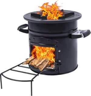 Camping Rocket Stove Wood Burning P...