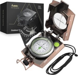 Anbte Hiking Compass, IP65 Waterpro...