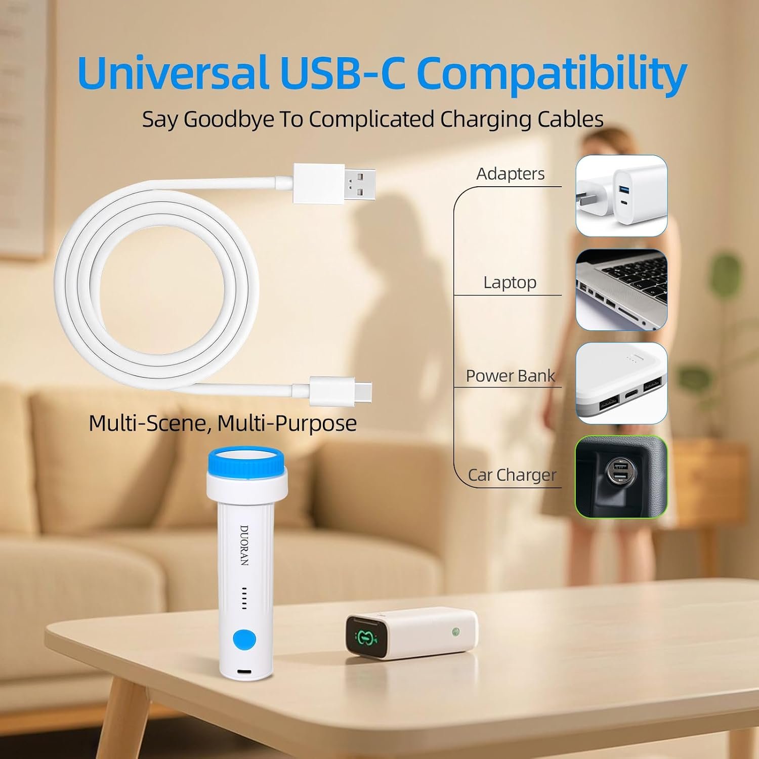 Cordless Electric Vacuum Pump for Vacuum Storage Bags Travel Air Pump, Portable USB Rechargeable Seal & Compression Bag Pump for Clothes, Blankets & Bedding (Storage Bags Not Included) - Image 8