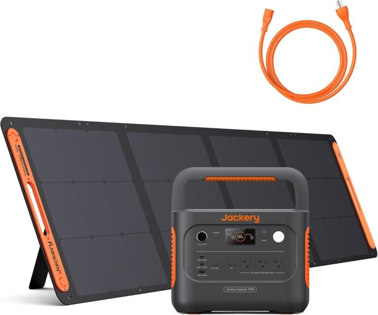 Jackery Generator 1000 v2 with 200W Panel, 1070Wh Portable Power Station
