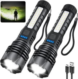 ZioeYiue Rechargeable Flashlights H...