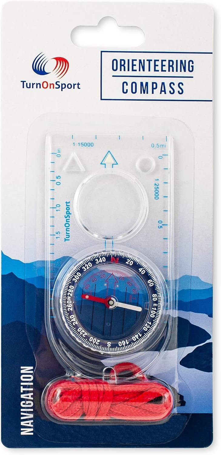 Orienteering Compass - Hiking Backpacking Compass | Advanced Scout Compass Camping and Navigation | Boy Scout Compass Kids - Children Compasses for Map Reading - Baseplate Compass Survival - Image 2