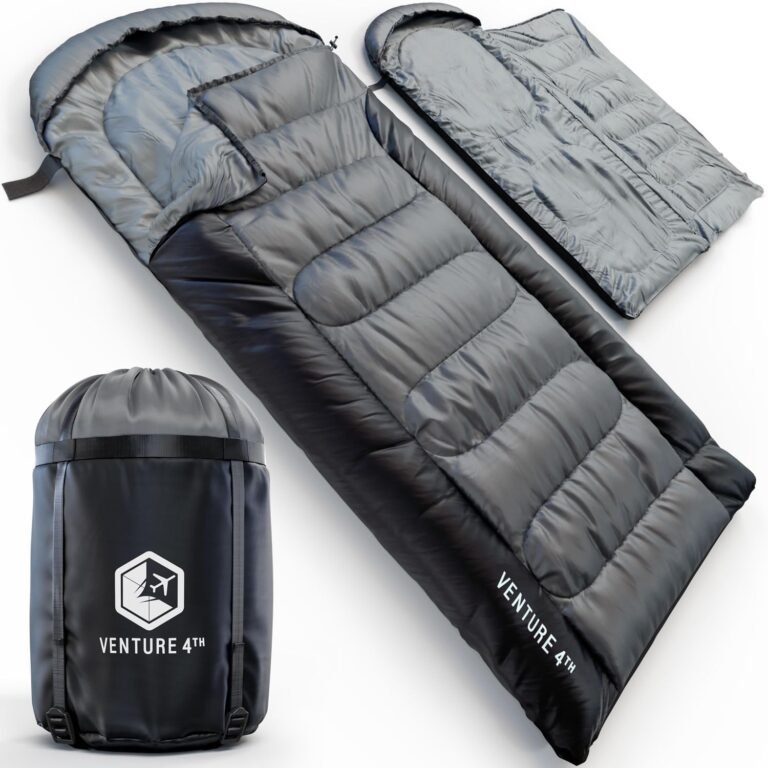 VENTURE 4TH Backpacking Sleeping Bag for Camping - Single, XXL & Double