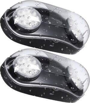LEONLITE 2-Pack Wet Location LED Em...