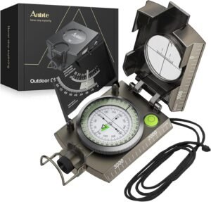 Anbte Hiking Compass, IP65 Waterpro...