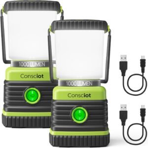 Consciot 1000LM LED Camping Lantern...
