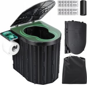 Sckee Camping Toilet, Portable Toil...