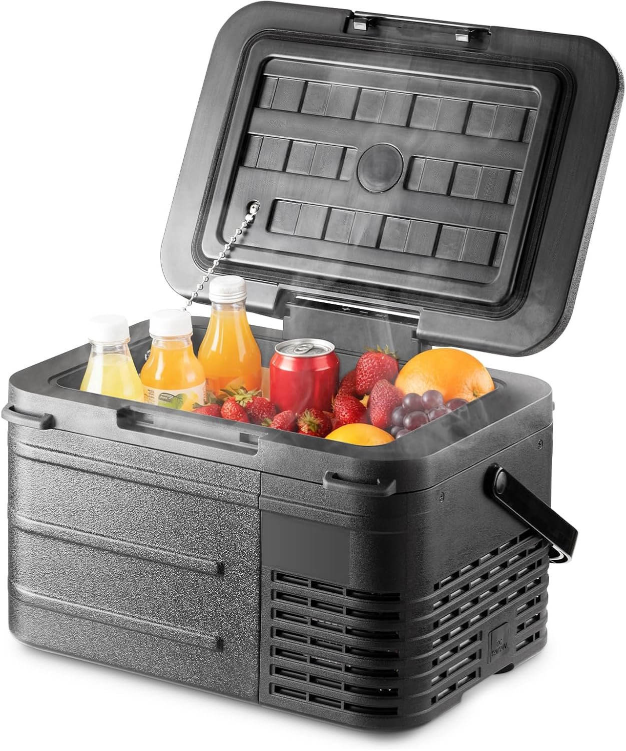 12 Volt Refrigerator, 11QT(10L) Compressor Electric Cooler, Car Fridge -4℉~68℉, Portable Refrigerator 12V/24V DC 110-240V AC, Compact Freezer for Vehicle RV Camping Truck Boat Travel, Black - Image 3