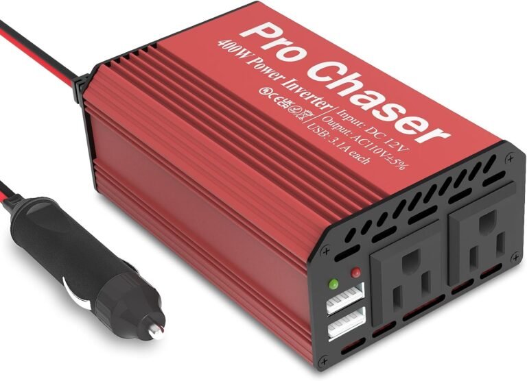 Pro Chaser 400W Power Inverters for Vehicles DC 12v to AC 110v Car Inverter