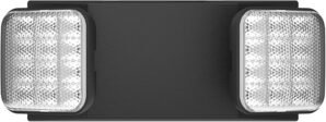 1 Pack Black Led Exit Sign with Eme...