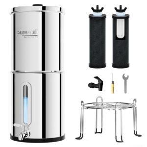 Purewell 2.25G Gravity Water Filter...
