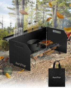 Aluminum Camping Stove Windscreen,L...