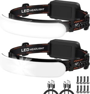ZioeYiue LED Headlamp Rechargeable ...