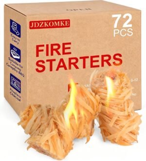 72pcs Waterproof Fire Starters for ...