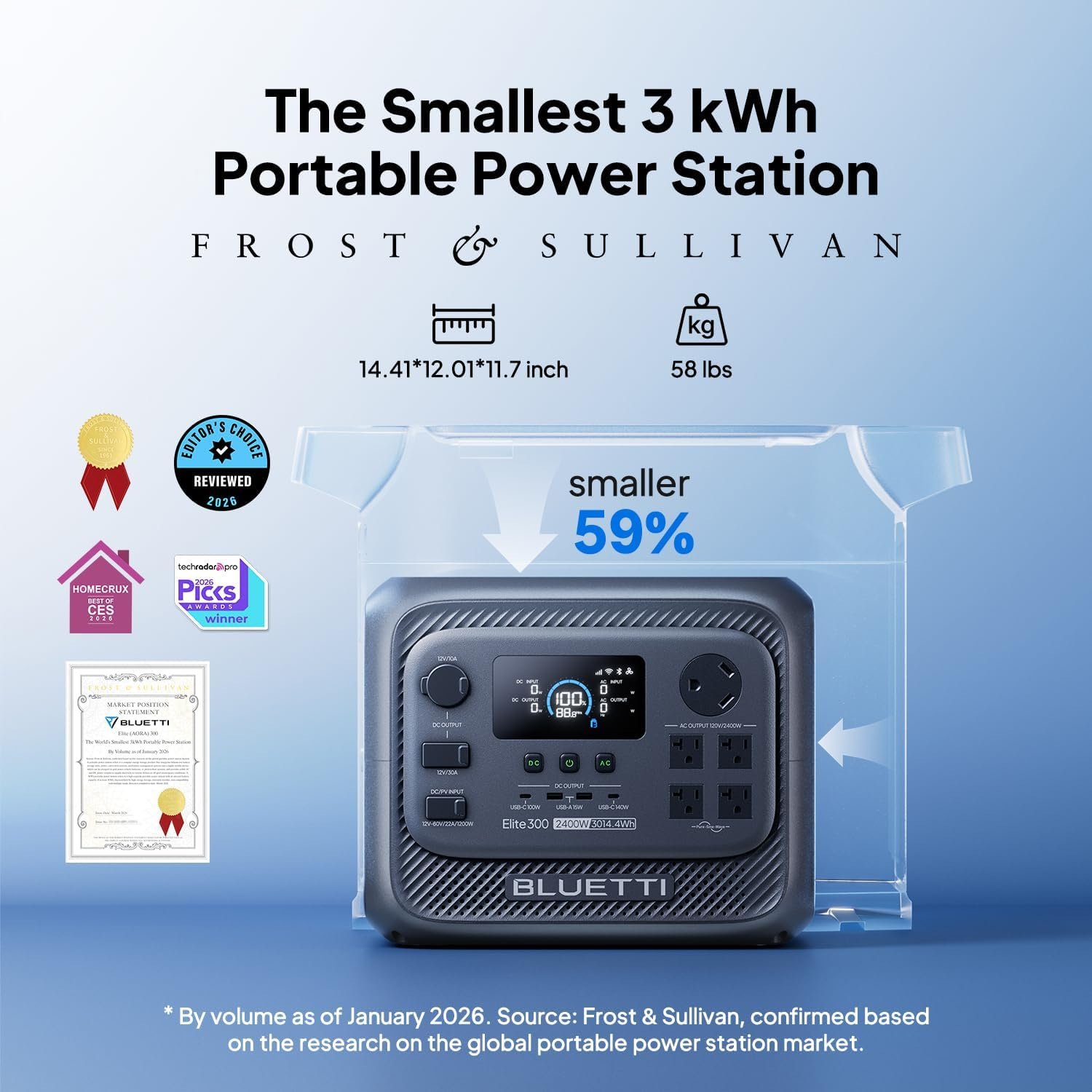 BLUETTI Elite 300 Portable Power Station for RV & Home Backup 3014.4Wh - Image 2