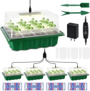 Seed Starter Tray Medium Size 4 Pac...