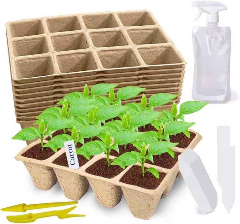 120 Cells Seed Starter Tray, 10 Pack Plant Starter Kit