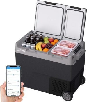 Car Refrigerator, 61QT(58L) Dual Zo...