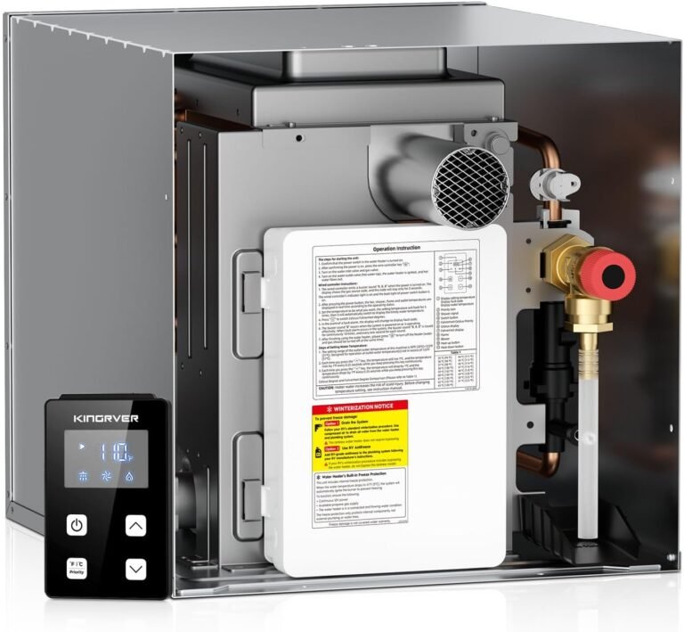 KINGRVER RV Tankless Water Heater SUMMIT XT, Instant On-Demand Hot Water