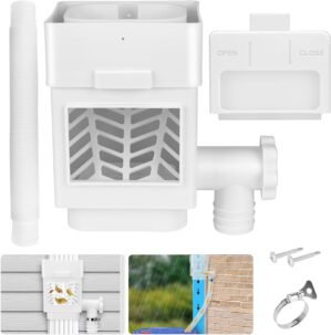 WADEO Rain Barrel Diverter Kit Fits...