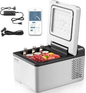 VEVOR 12V Car Refrigerator 10 QT, P...