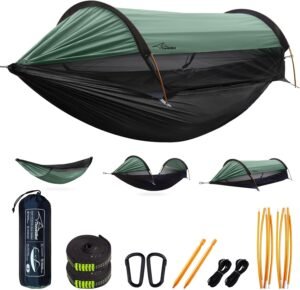 3-in-1 Camping Hammock Tent with Mo...