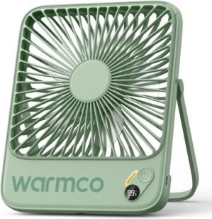 Warmco D3 Portable Travel Fan 10000...