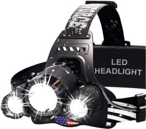 DanForce Headlamp. USB Rechargeable...