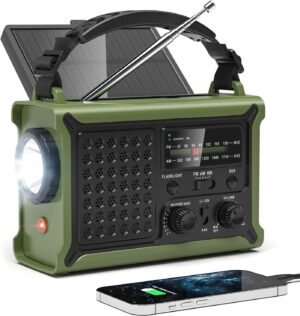 12000mAh/44400mWh Emergency Radio, ...