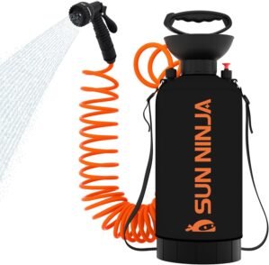 SUN NINJA Portable Shower, Camping ...