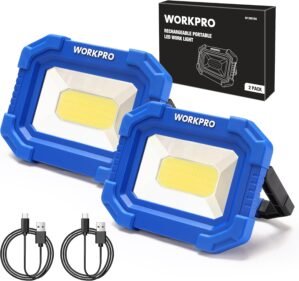 WORKPRO LED Work Light, Rechargeabl...