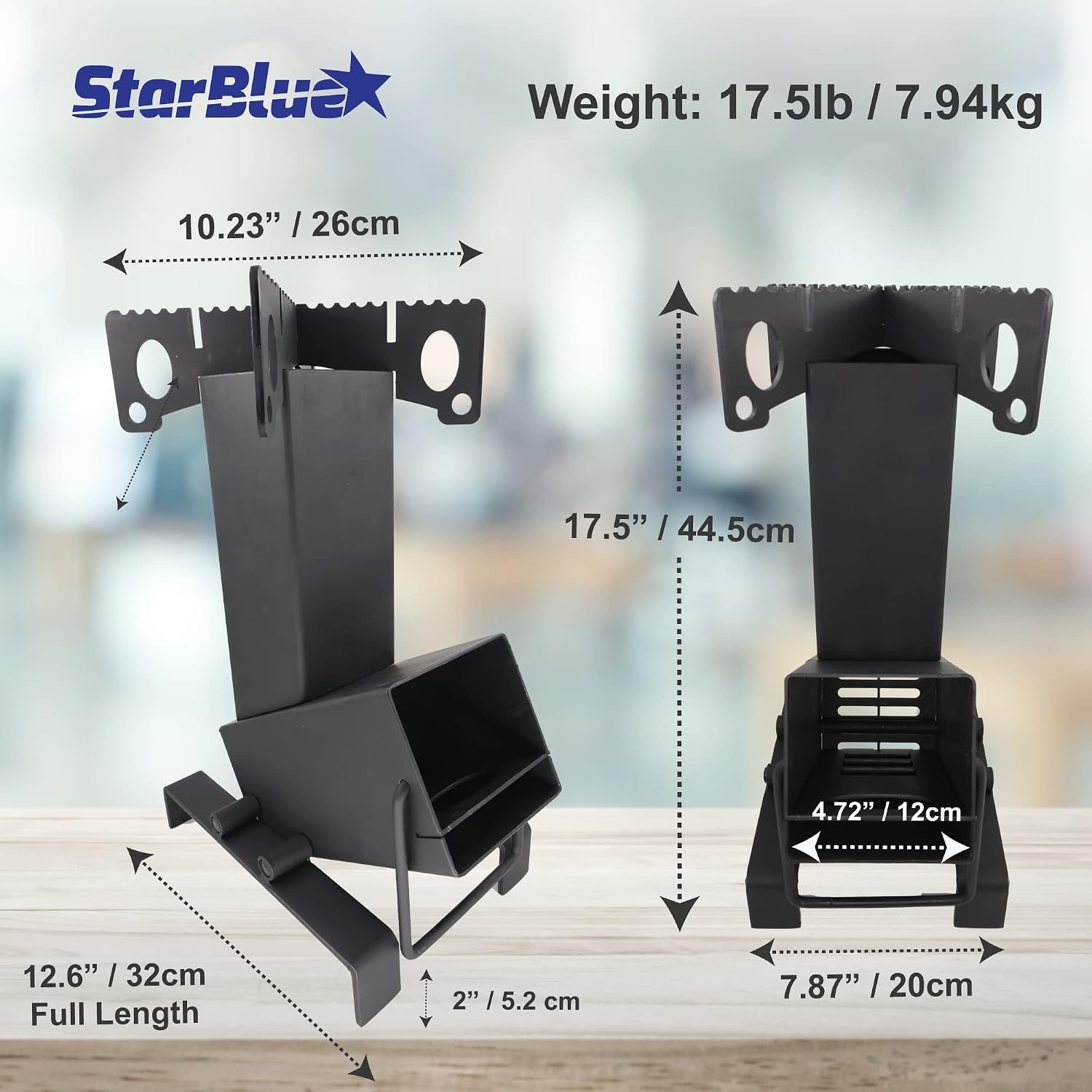Collapsible Rocket Stove by StarBlue with FREE Carrying Bag - A Portable Wood Burning Camping Stove with Large Fuel Chamber Best for Outdoor Cooking, Camping, Picnic, BBQ, Hunting, Fishing - Image 6