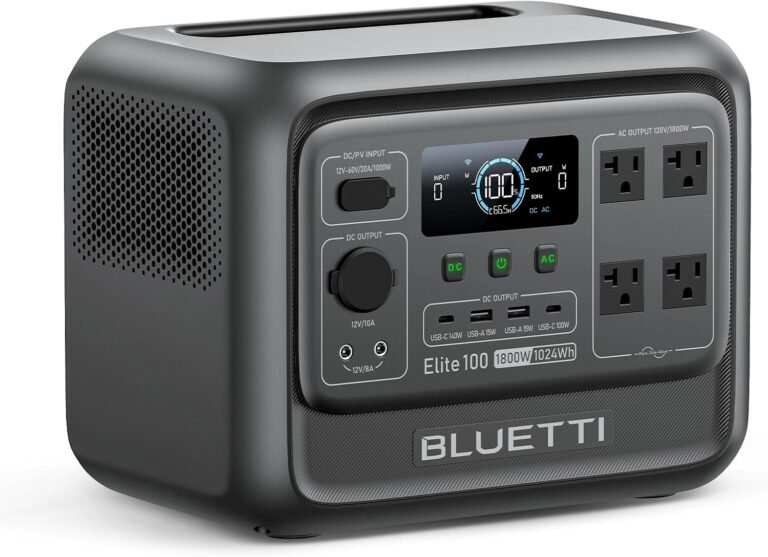 BLUETTI Elite 100 V2 Portable Power Station for Camping 1024Wh 1800W