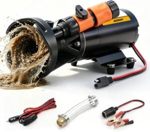 12V RV Portable Macerator Pump, 12G...