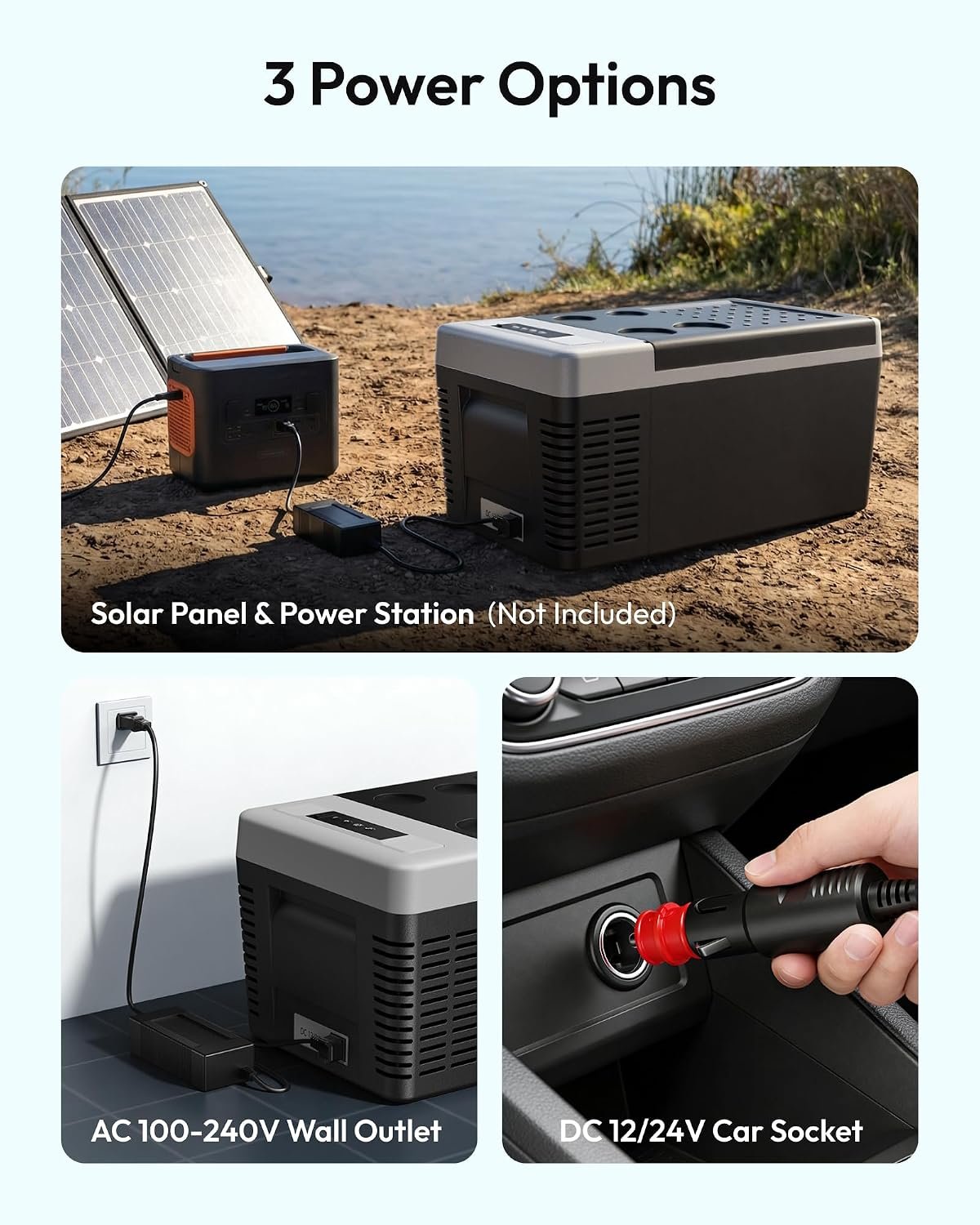 EUHOMY 19QT 12 Volt Refrigerator, -4℉~68℉ Electric Cooler for Car - Image 9