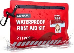 211 PCS Waterproof First Aid Kit, E...