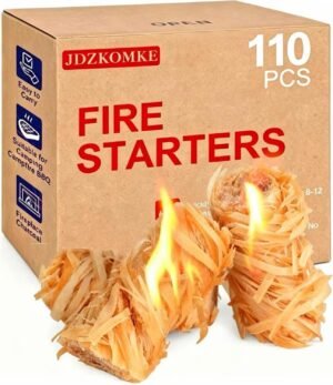 110pcs Waterproof Fire Starters for...
