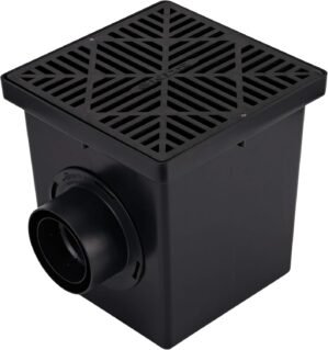 NDS Square Catch Basin Drain Kit wi...