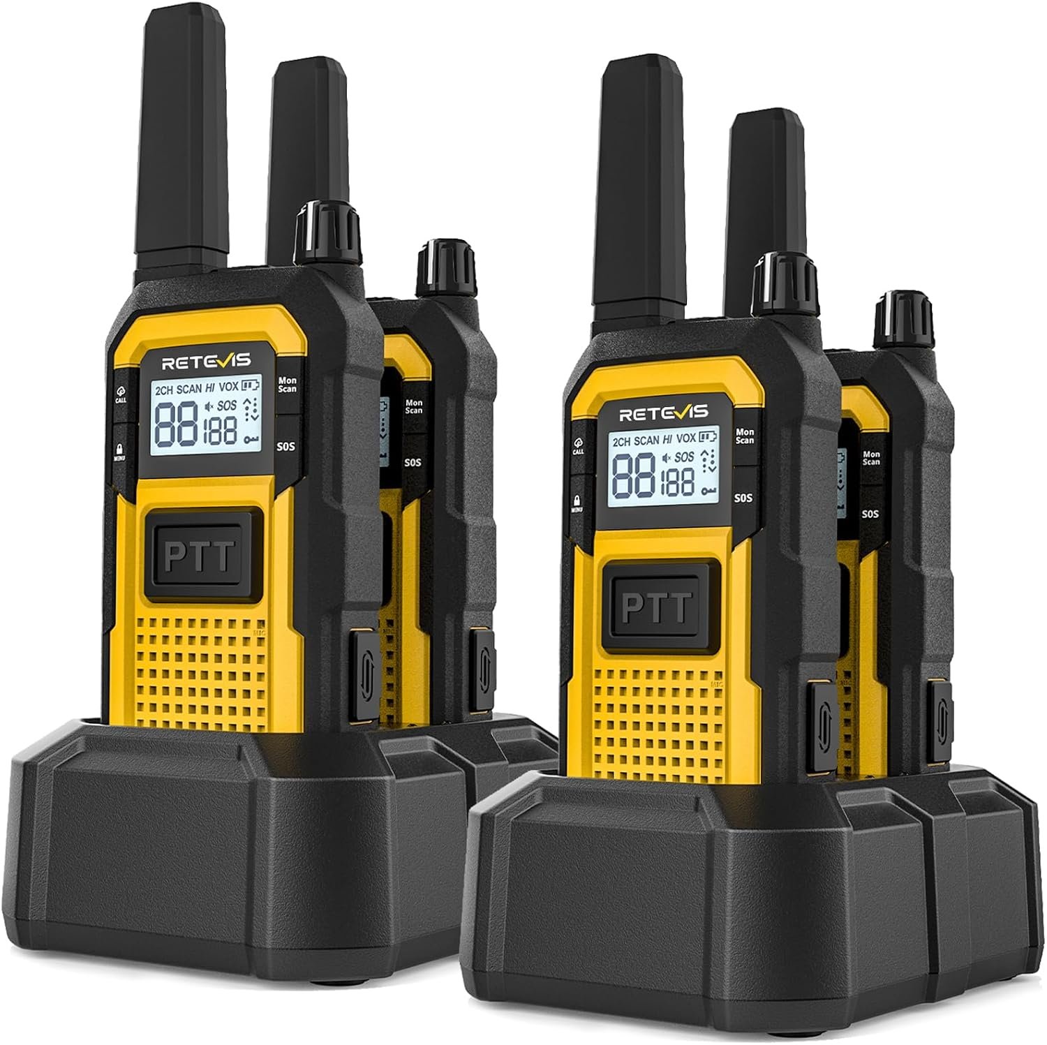 Retevis RB48 Military-Standard & IP67 Waterproof Walkie Talkies Long Range