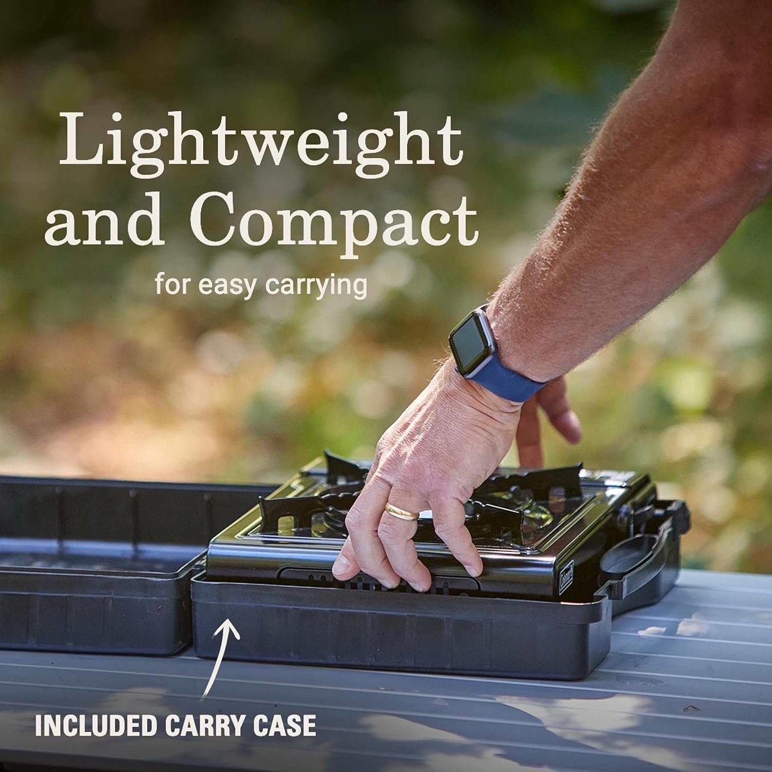 Coleman Classic 1-Burner Butane Stove, Portable with Carry Case - Image 2