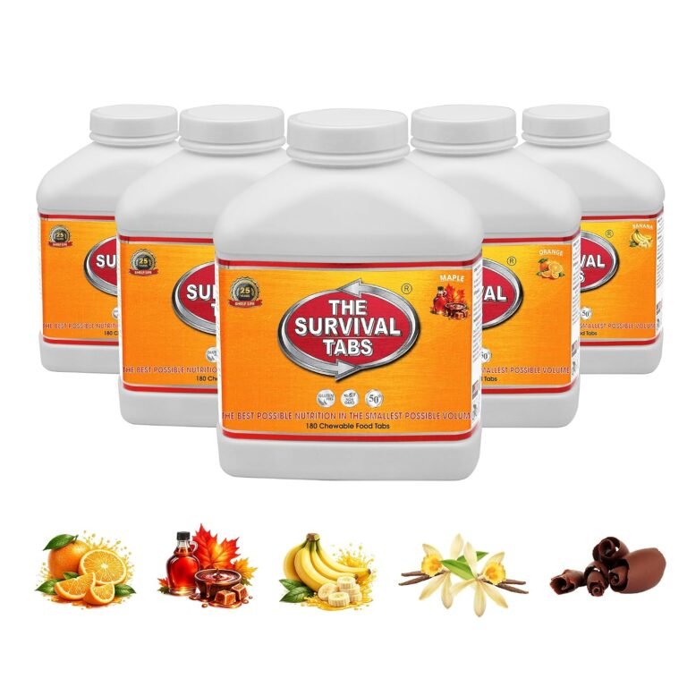 Survival Tabs – Emergency Food Supply – Original Tabs, Bulk, Disaster Ready