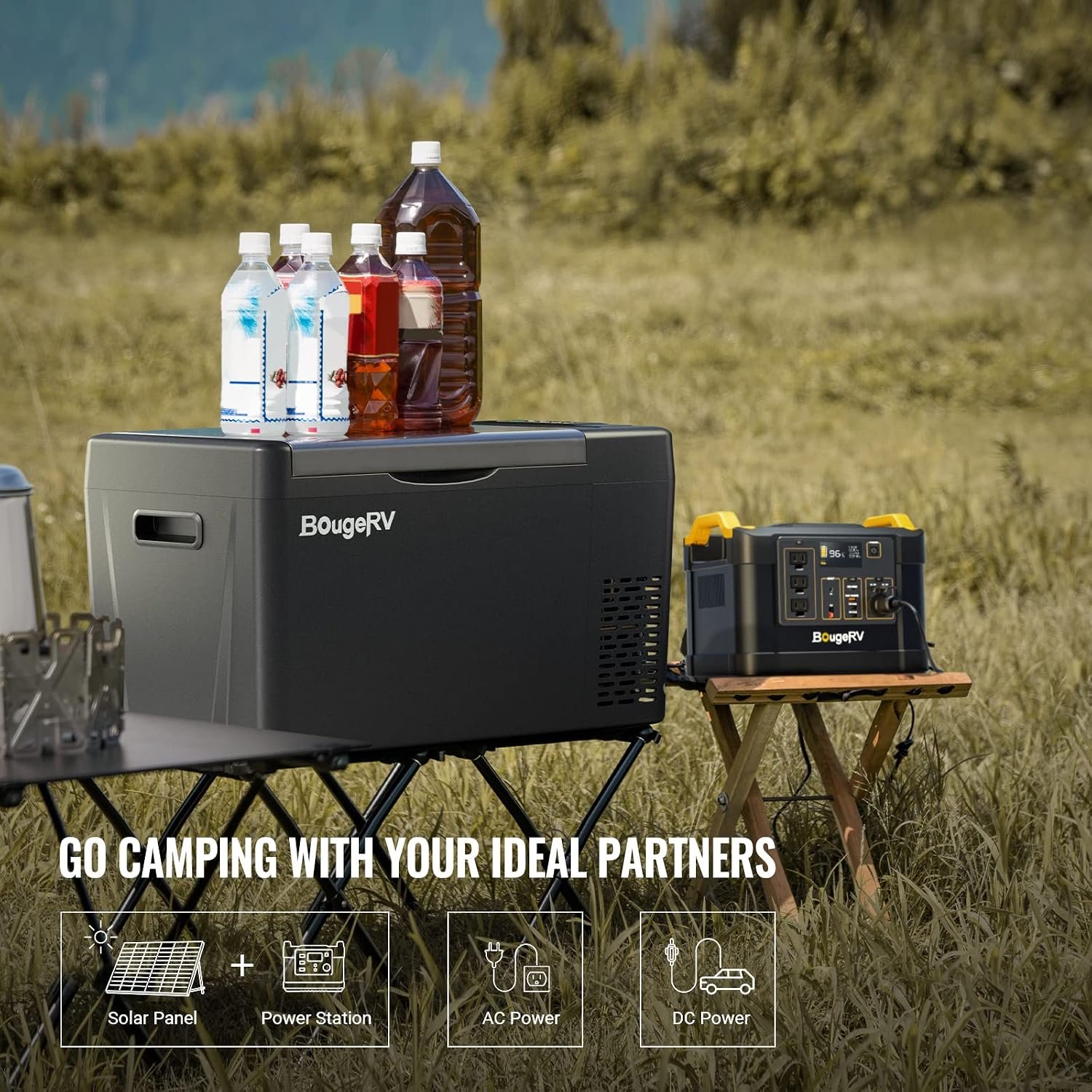 BougeRV 12v refrigerator 23 Quart, -8℉~50℉ Portable Freezer for Car, Black - Image 5