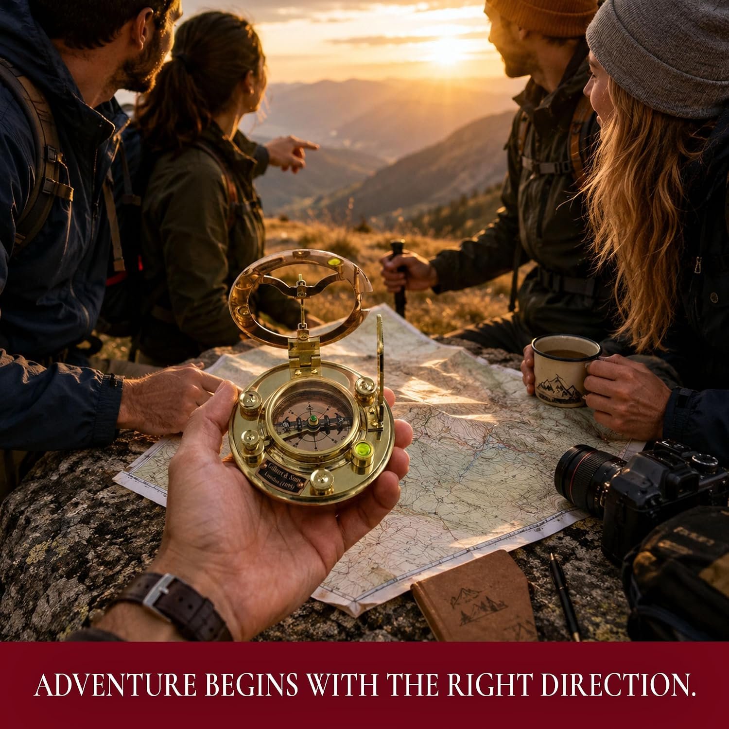 Trust in The Lord with All Your Heart -Proverbs 3: 5-6 Quote Engraved Compass with Leather Box, Sundal Compass, Gift Compass, Graduation Gifts Compass for Women Mens Boy Girls - Image 6