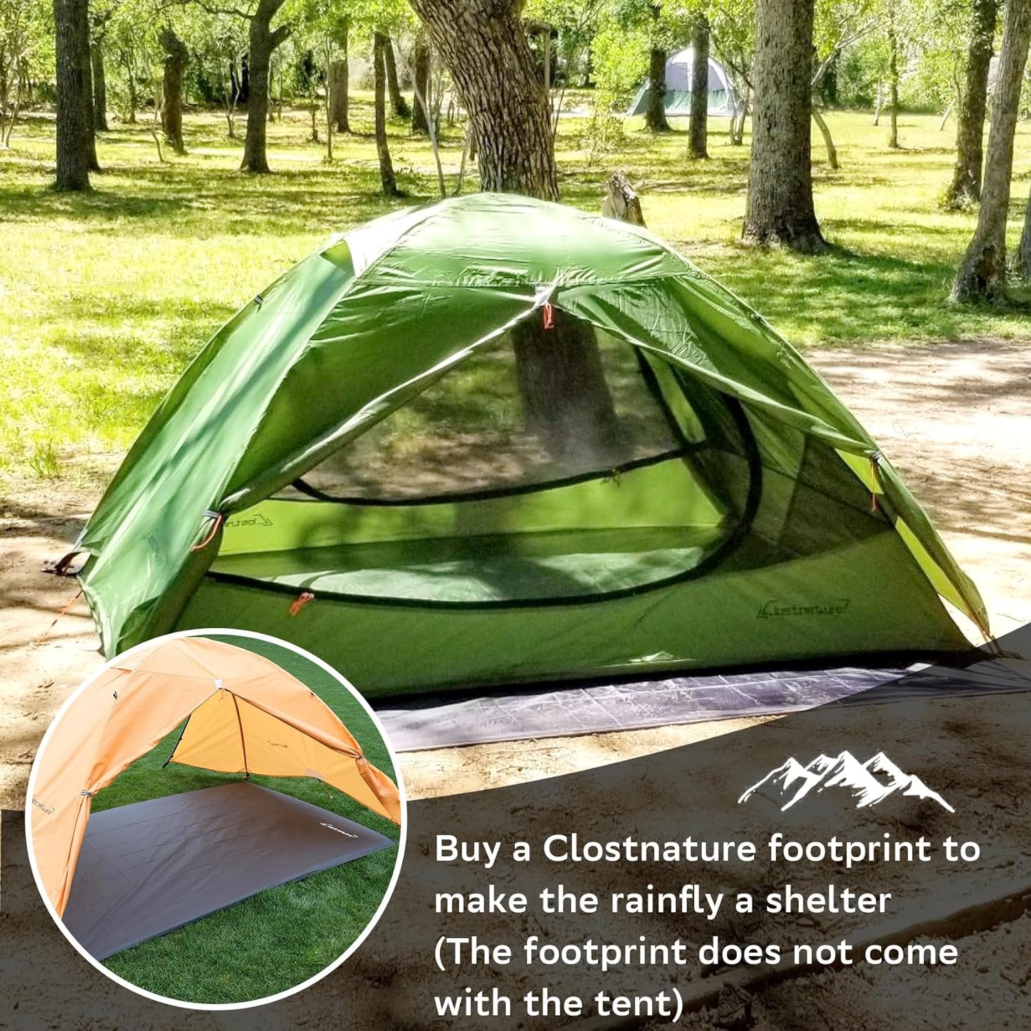 Clostnature 1/1.5/2/3/4/6 Person Lightweight Backpacking Tent, Camping Tent - Image 5