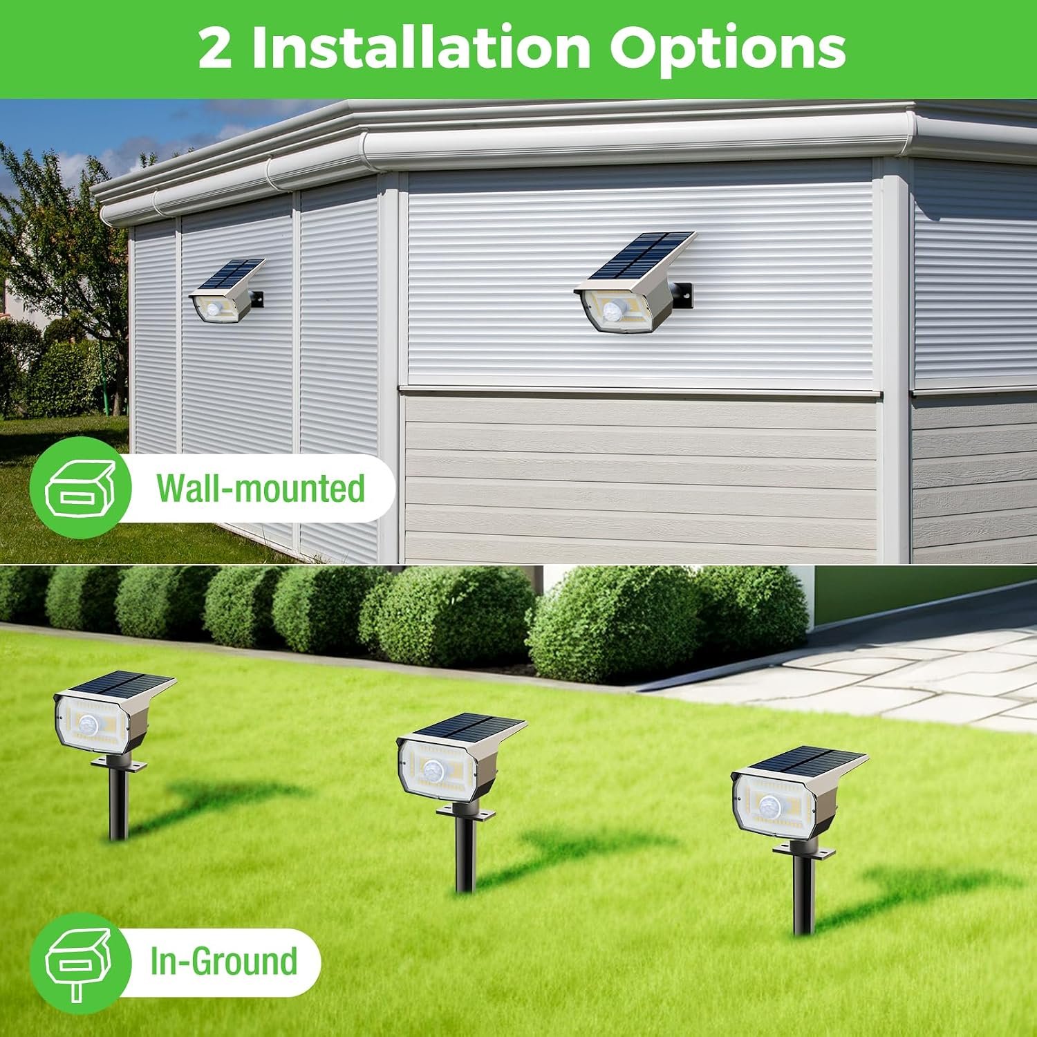 nipify Solar Lights Outdoor Waterproof, Motion Sensor Spot Landscape Light - Image 6