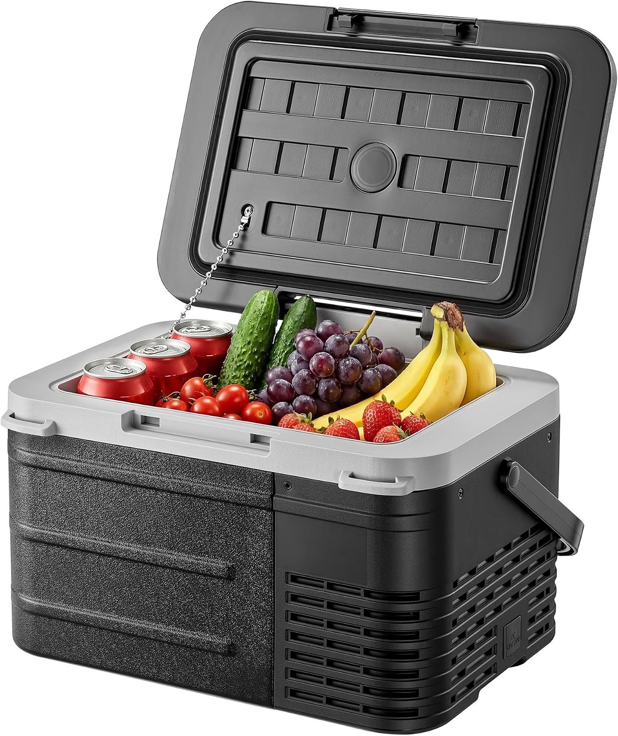 EKOJUCE 12V Refrigerator 11QT Portable Freezer Electric Cooler